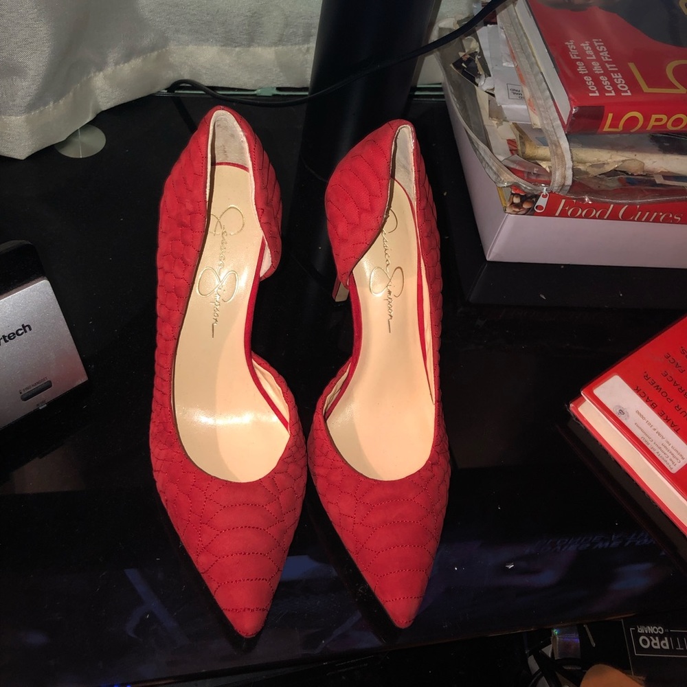 Jessica’s Simpson shoes!  Used once*